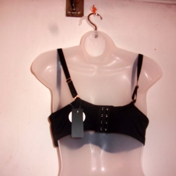 Youmita U Back/ Black 38C Push Up Bra NWT - Picture 4 of 10